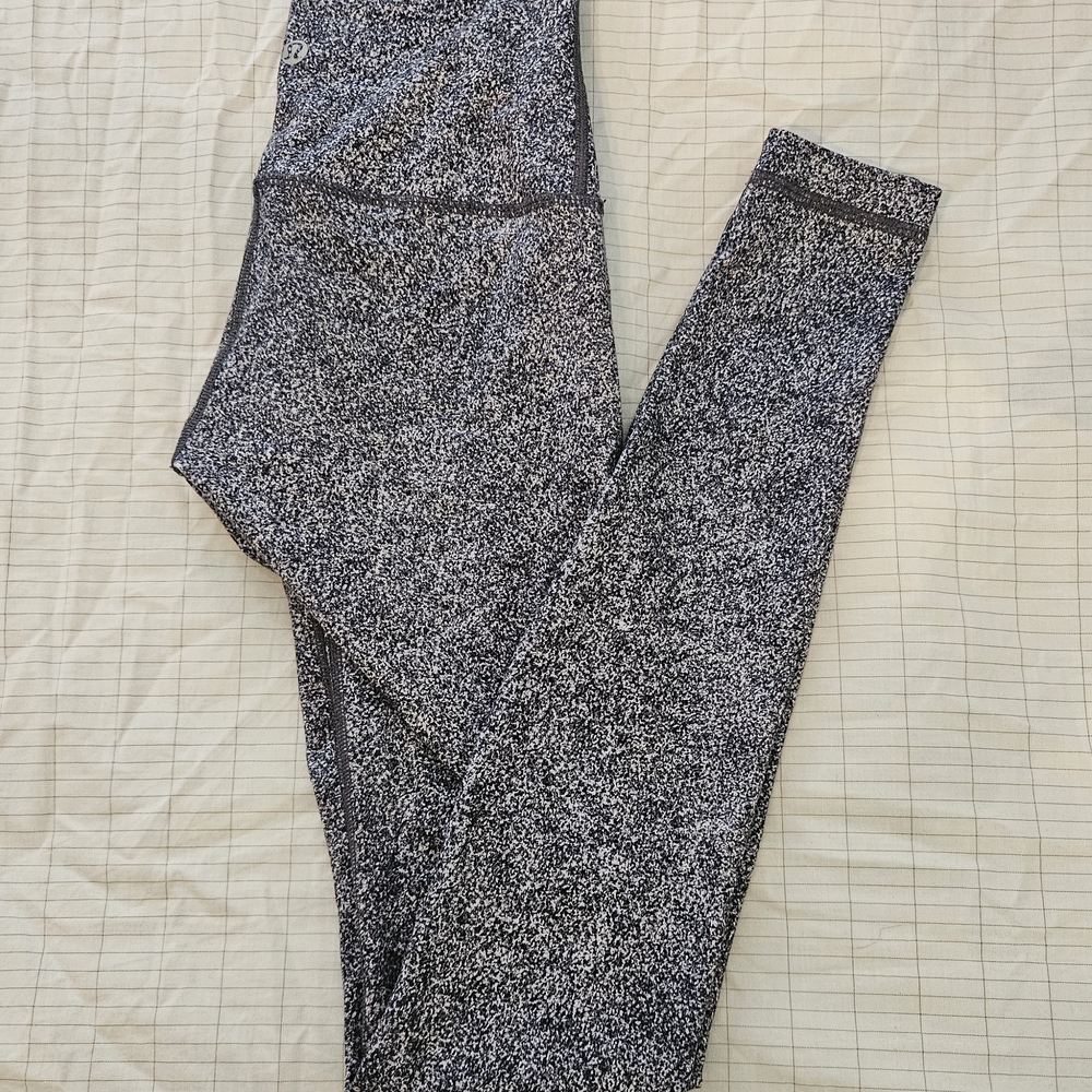 lululemon athletica Black and White Leggings